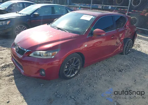 2013 Lexus Ct from USA, damaged, VIN JTHKD5BH9D2136181